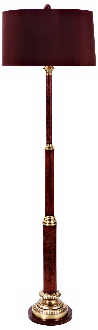 Frederick Cooper Crocodile Telescope Floor Lamp