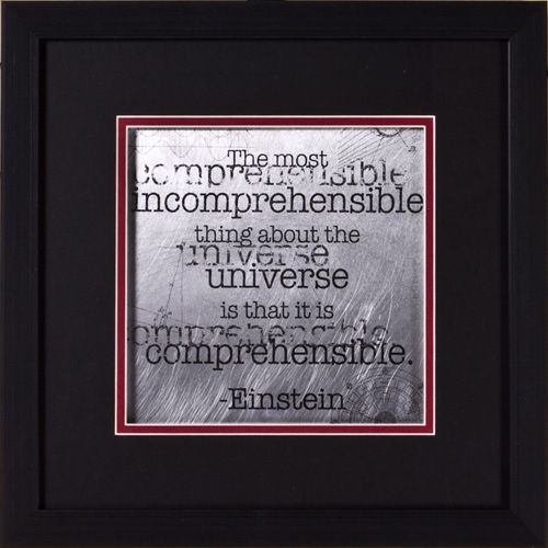 Einstein Quotes I 15" Square Wall Art