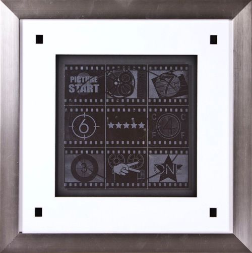 Showtime Film Series 16 1/2" Square Wall Art Print