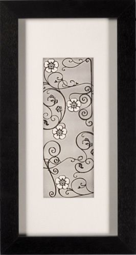 Modern Classic II Print Under Glass 25 3/4" High Wall Art