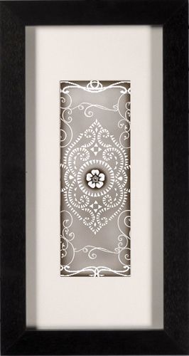 Modern Classic IV Print Under Glass 25 3/4" High Wall Art