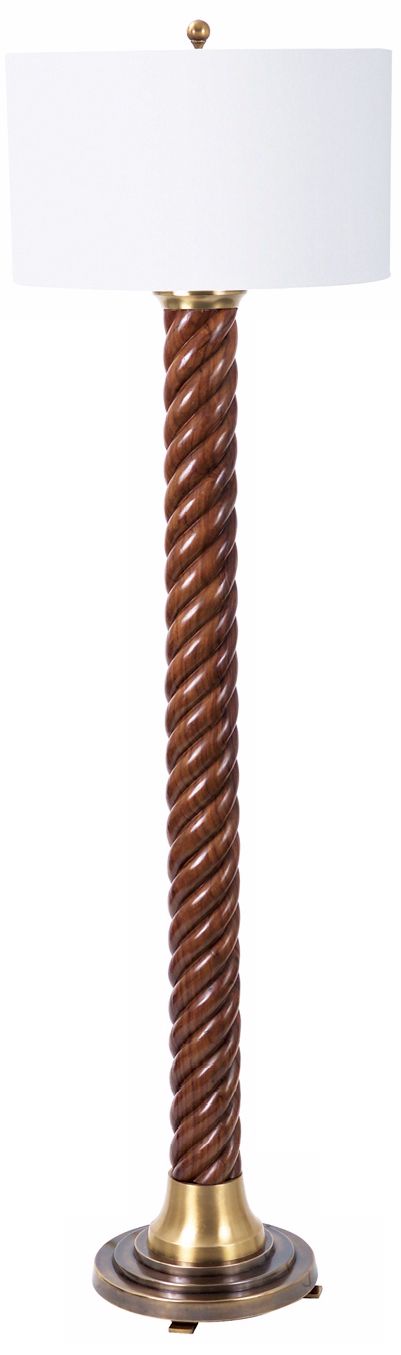 Frederick Cooper Plentywood Twist Floor Lamp
