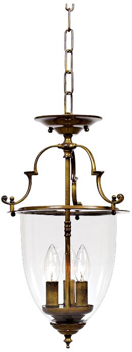 Camden Collection 18 1/4" High Bell Jar Lantern Chandelier