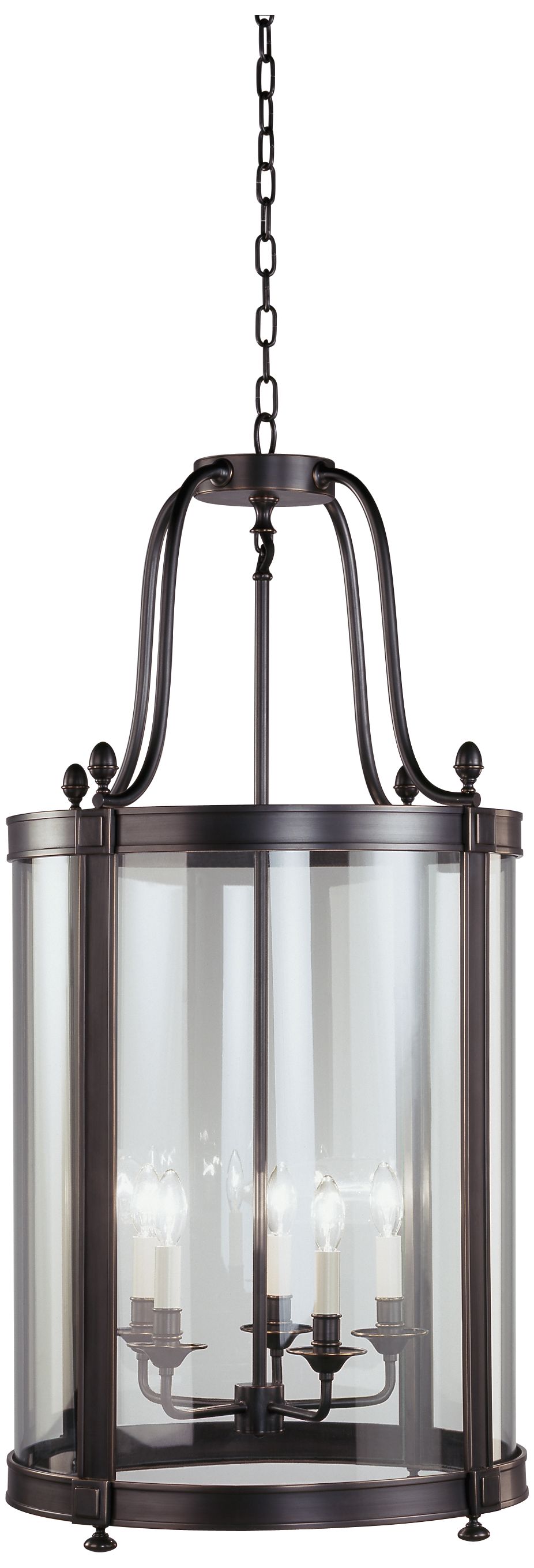Blake Deep Bronze Patina Entryway Chandelier