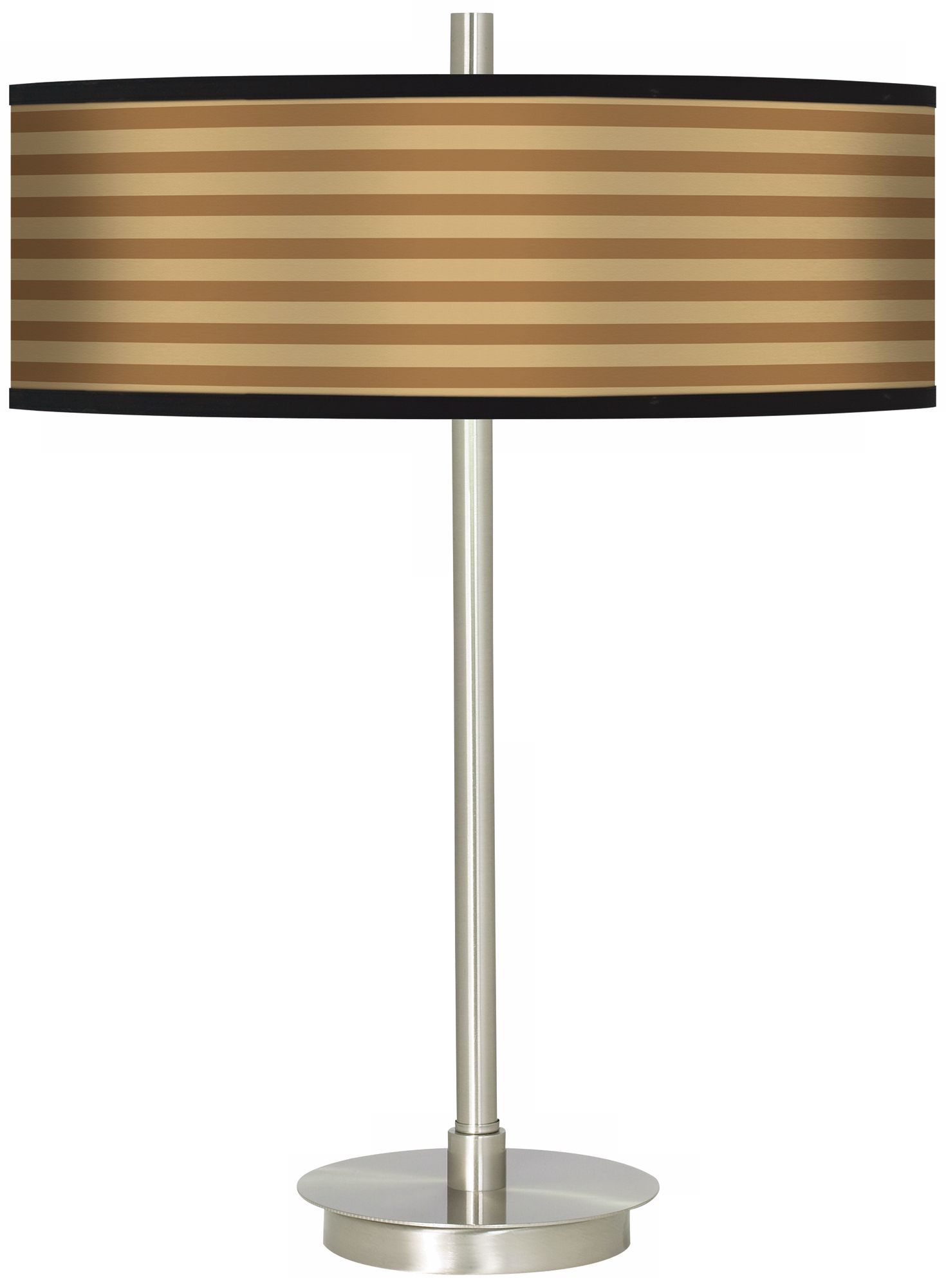 Butterscotch Parallels Giclee Shade Energy Efficient Table Lamp