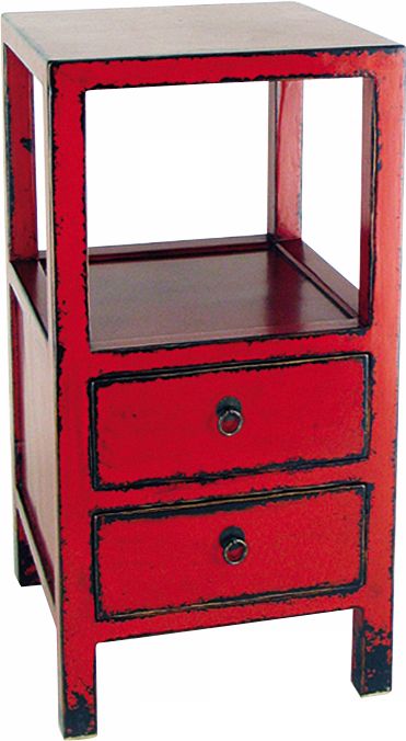 Two Drawer Redhead Stand