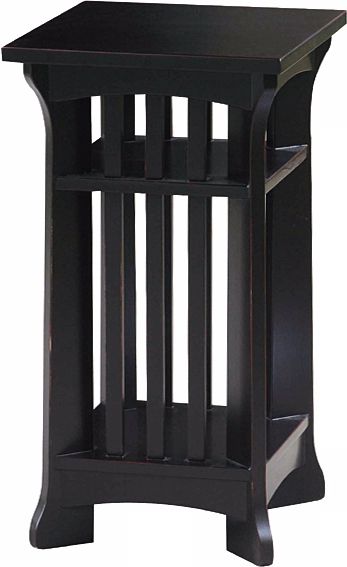 Vertical Wood Beam Temple Pedestal