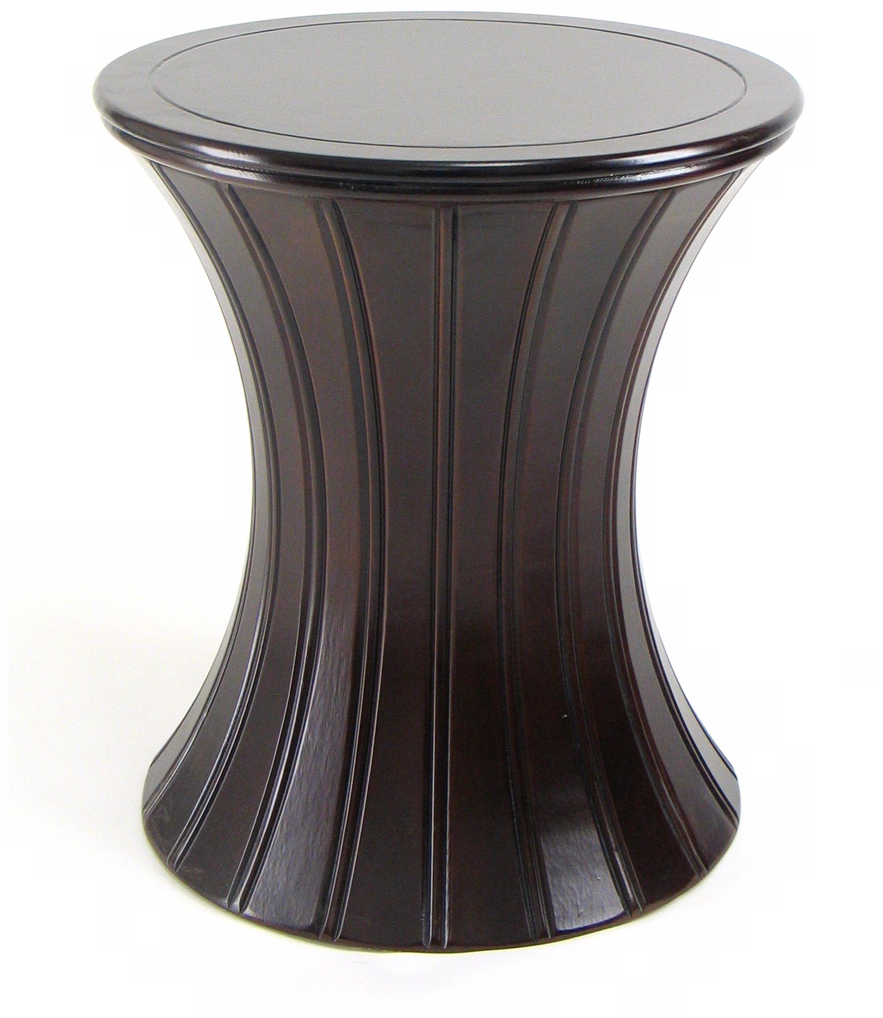 Curved Panel Carved Valencia Stand H2359