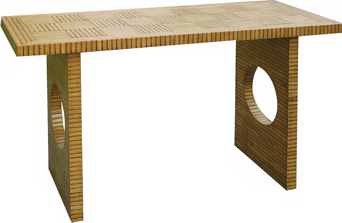 Bamboo Parquet Sofa Table