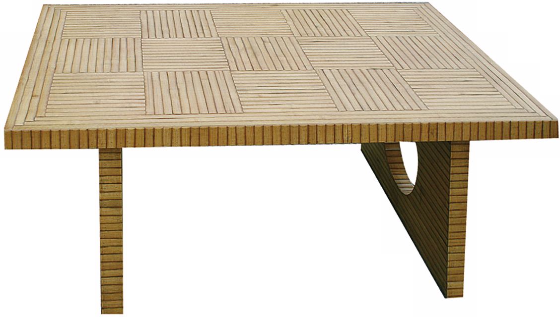 Bamboo Parquet Coffee Table