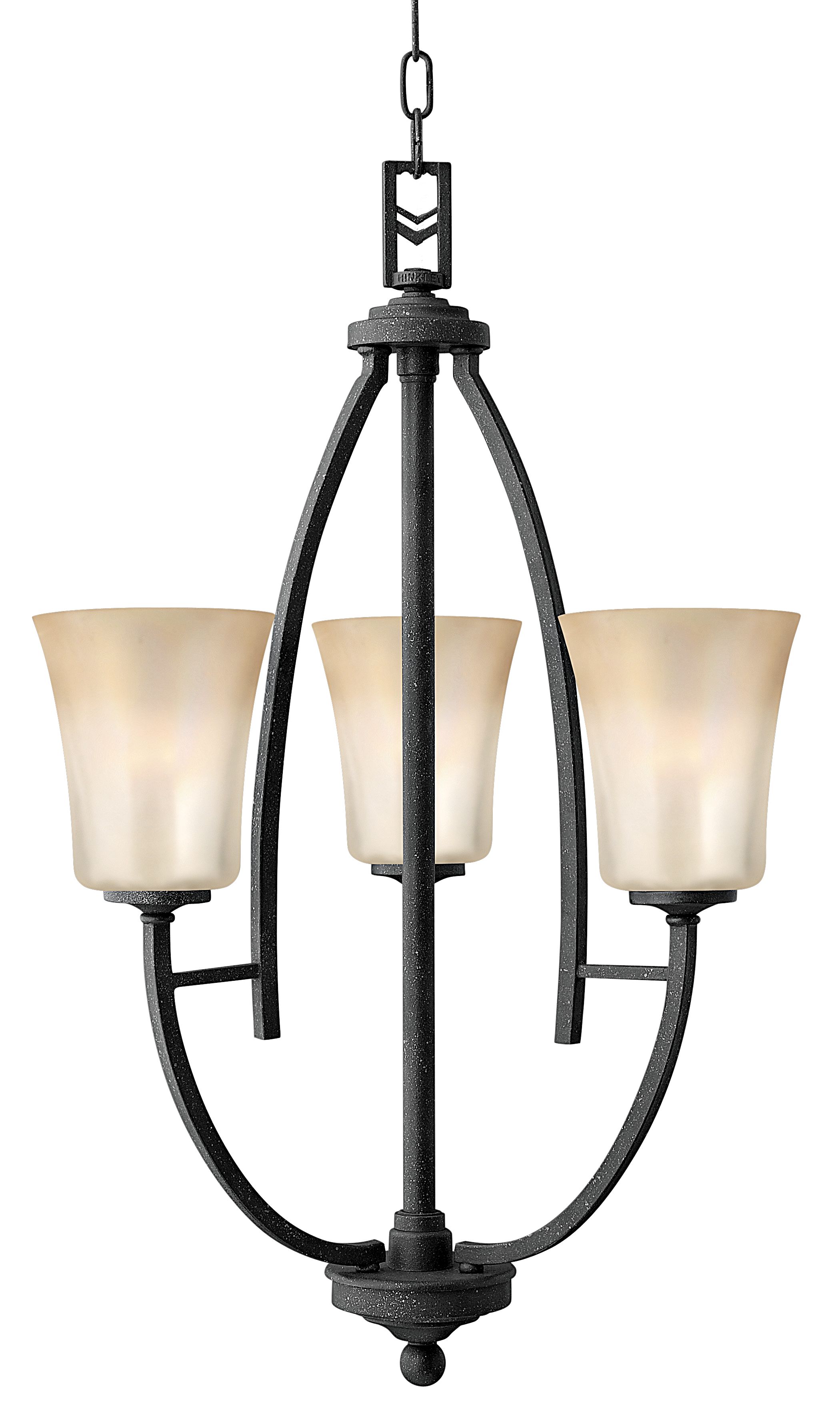 Hinkley Valley Collection Three Light Chandelier
