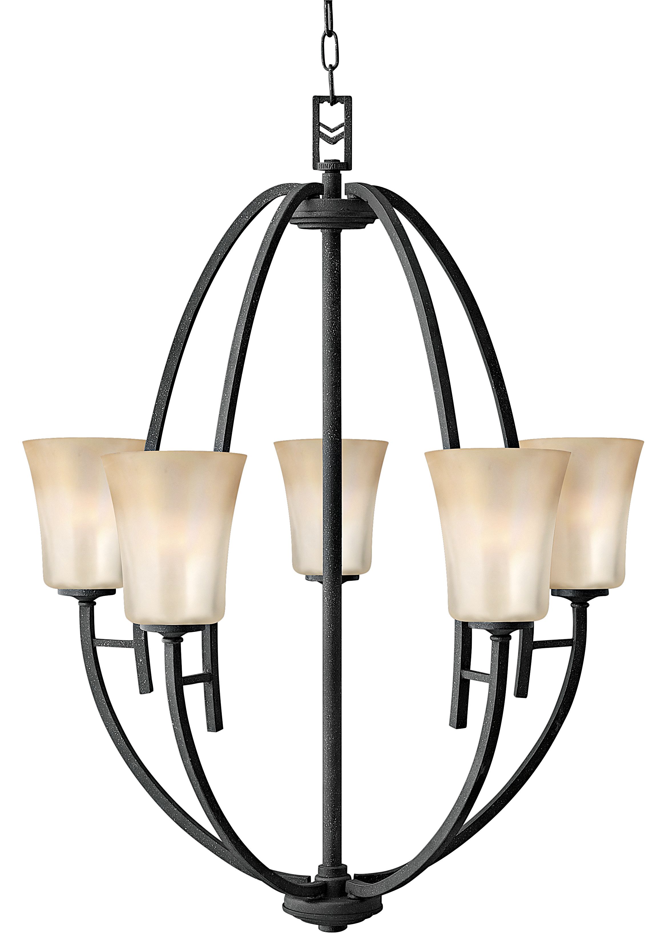 Hinkley Valley Collection Five Light Dome Chandelier