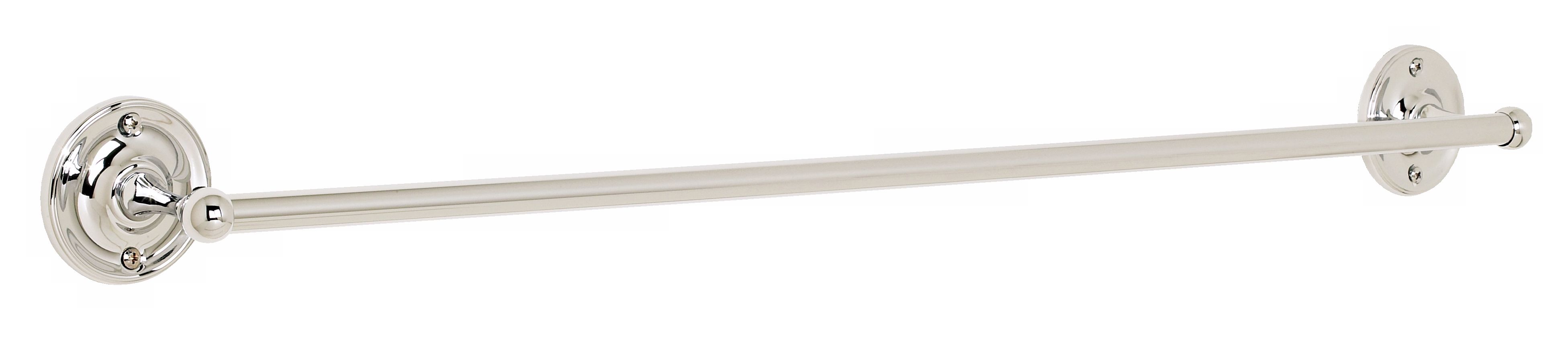30" CHROME TOWEL BAR W/EXPOSED SCREWS