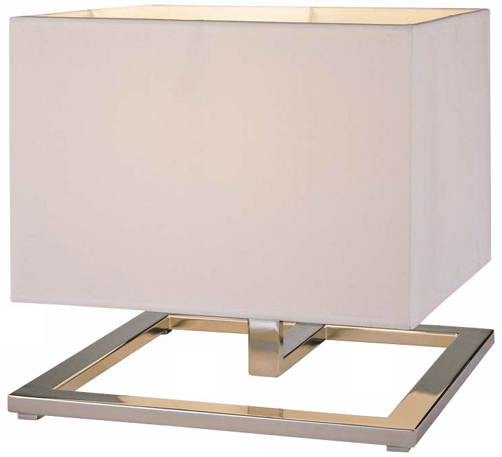 George Kovacs Square Shade Chrome Table Lamp