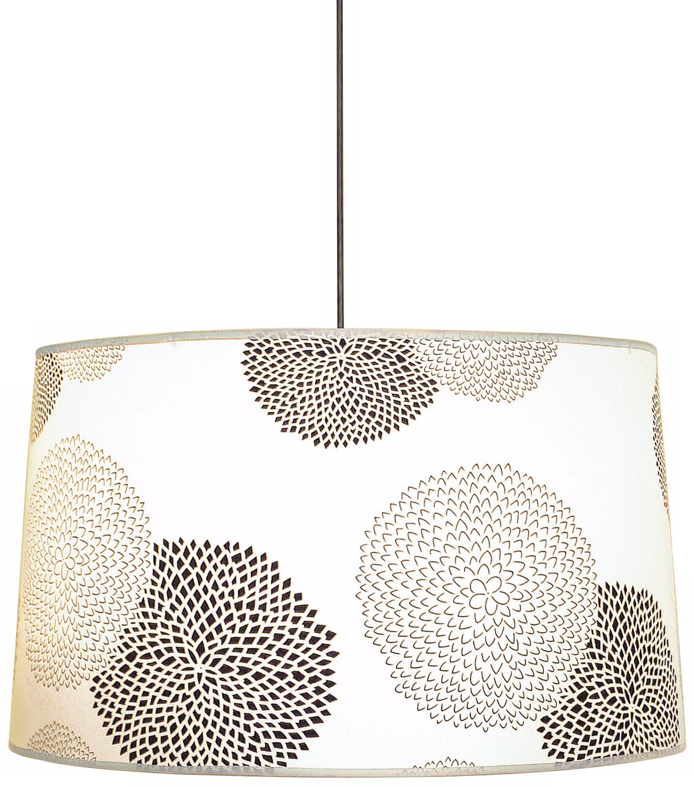 Lights Up! Black Mumm Pendant Light
