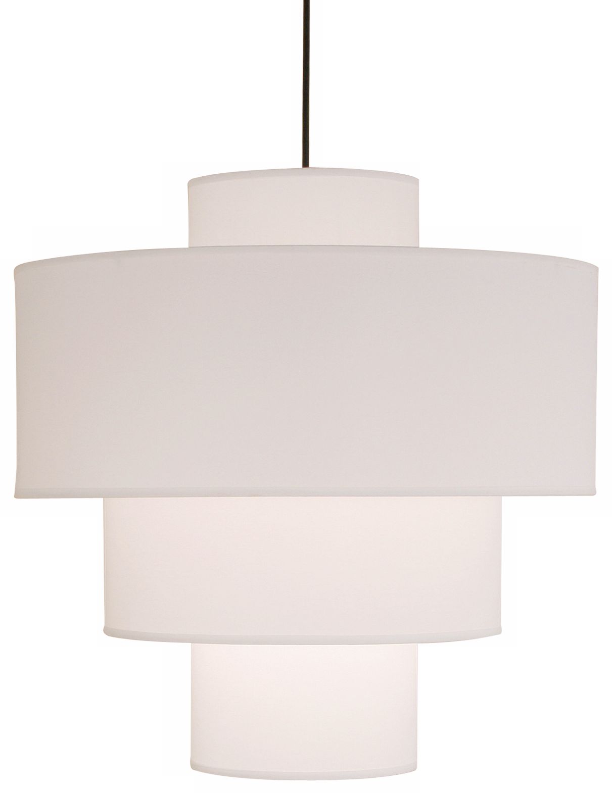 White Linen Deco Deluxe Pendant Light