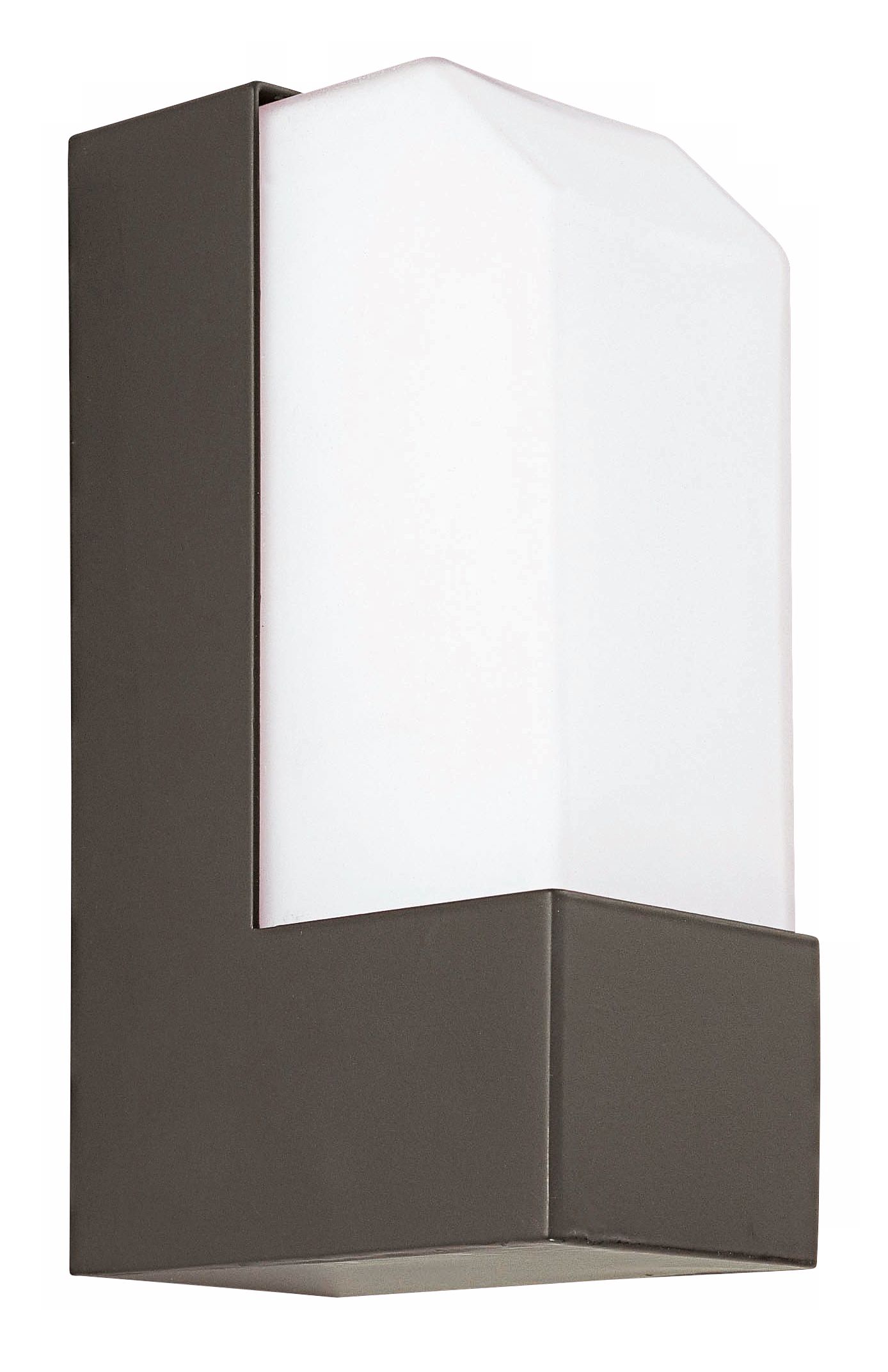 Observe Bronze 7" High Fluorescent Outdoor Wall Light