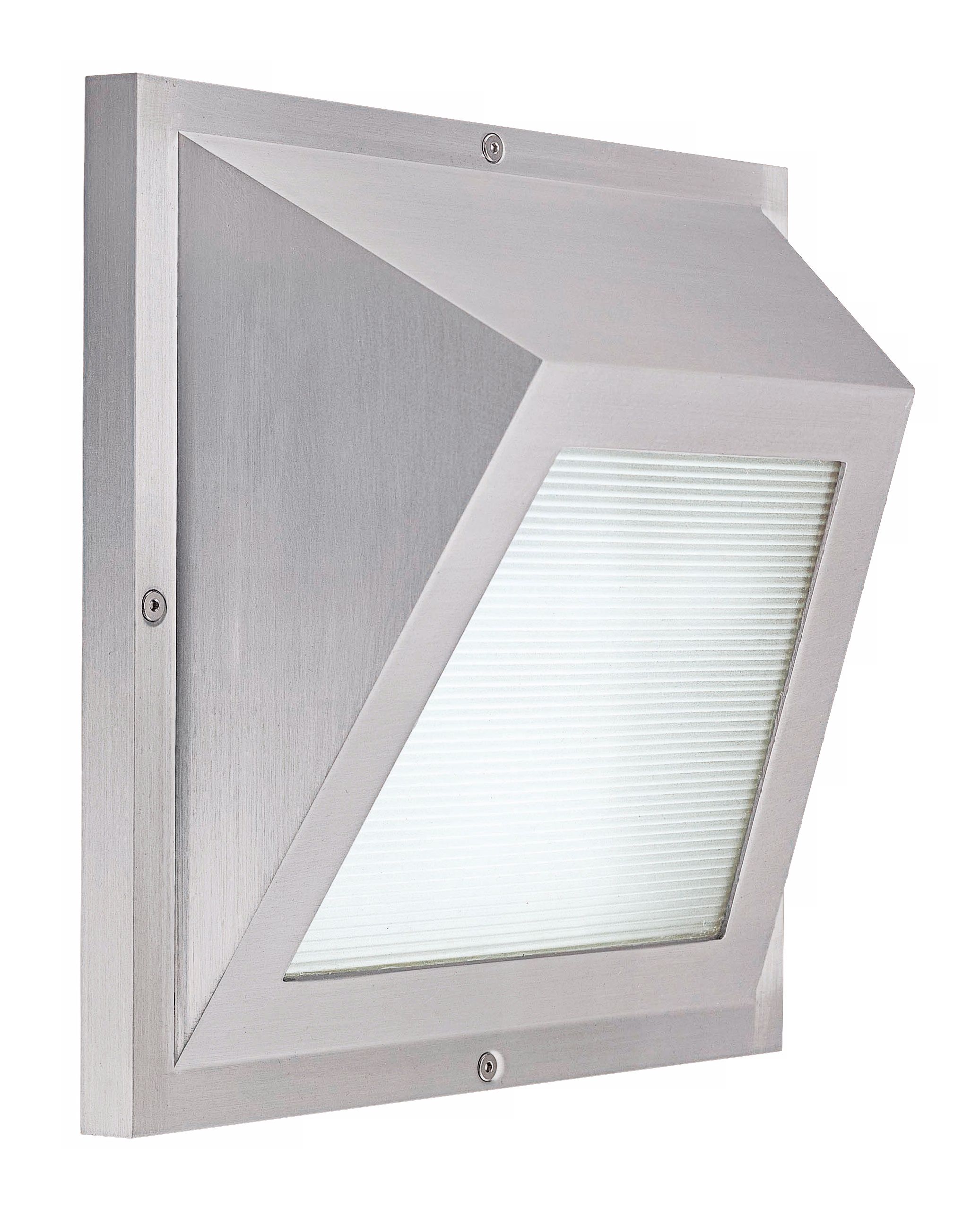 Edge LED Satin Aluminum 6" High ADA Outdoor Wall Light