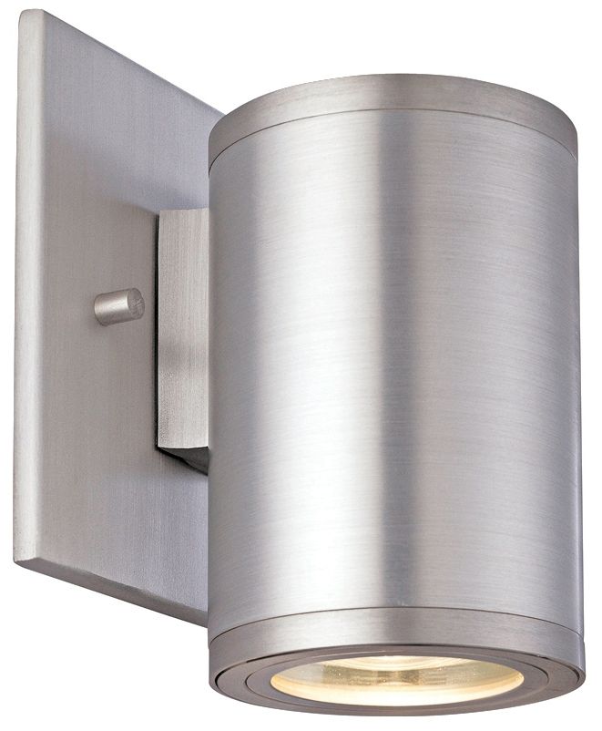 Silo Satin Aluminum 5" High ADA Outdoor Wall Light