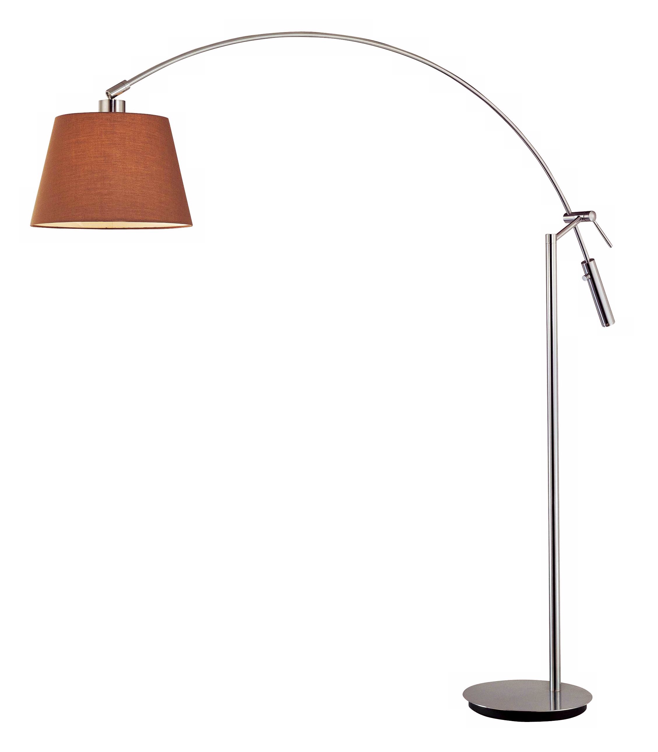 George Kovacs Half Dome Brown Contemporary Floor Lamp