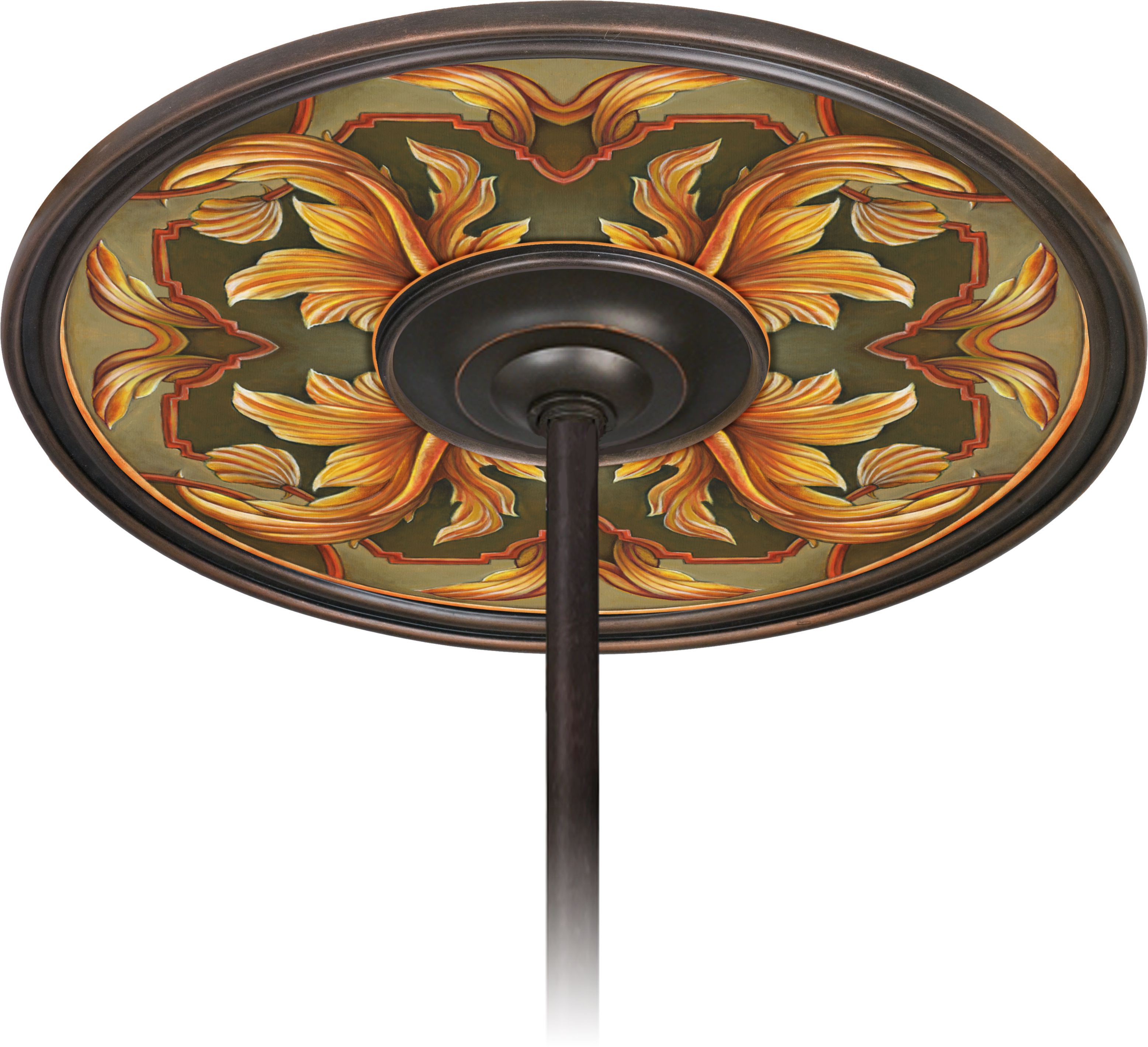 Etruscan Sunset 6 1/2" Opening Bronze Ceiling Fan Medallion
