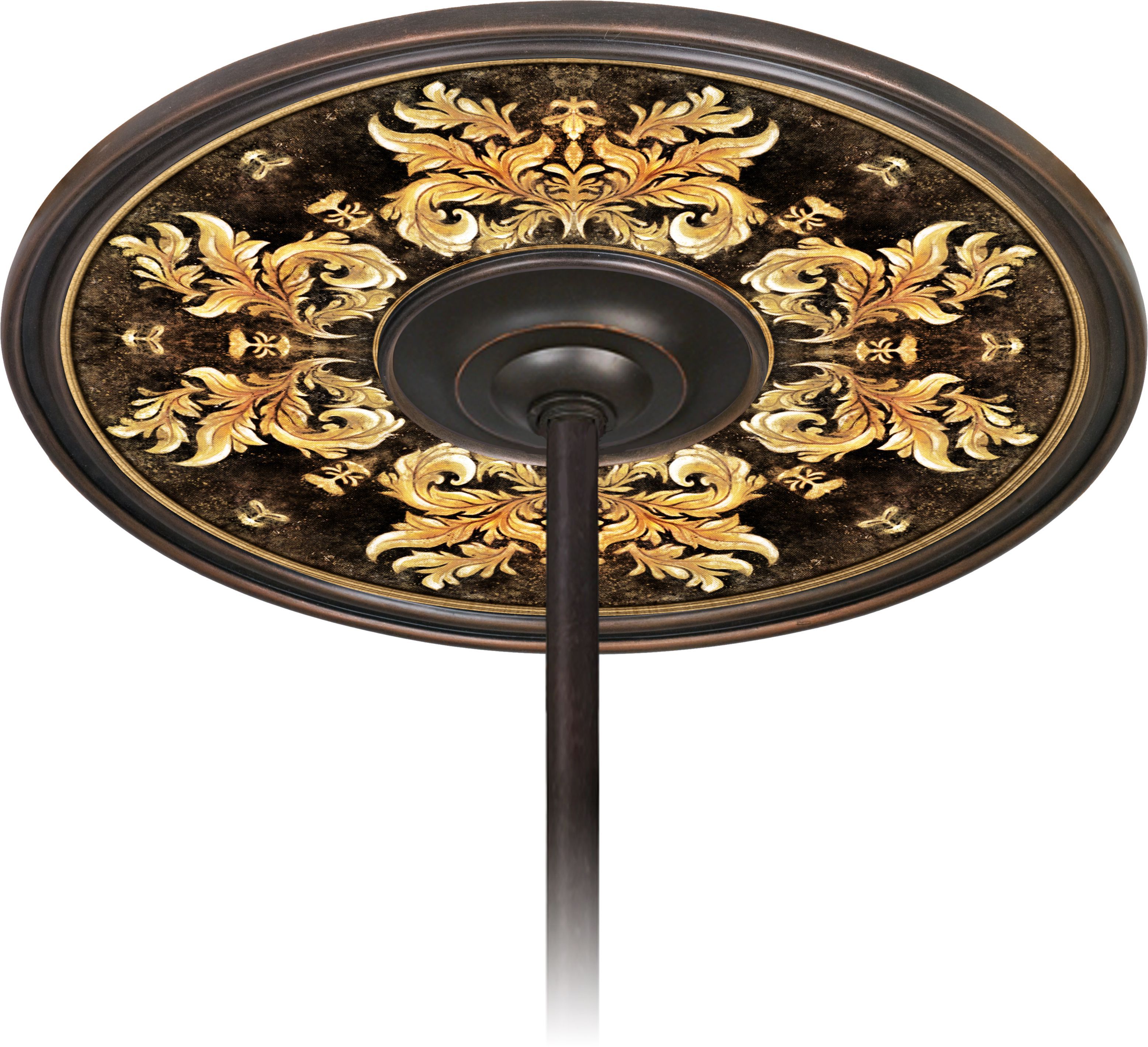 Kings Way 6 1/2" Opening Bronze Ceiling Fan Medallion