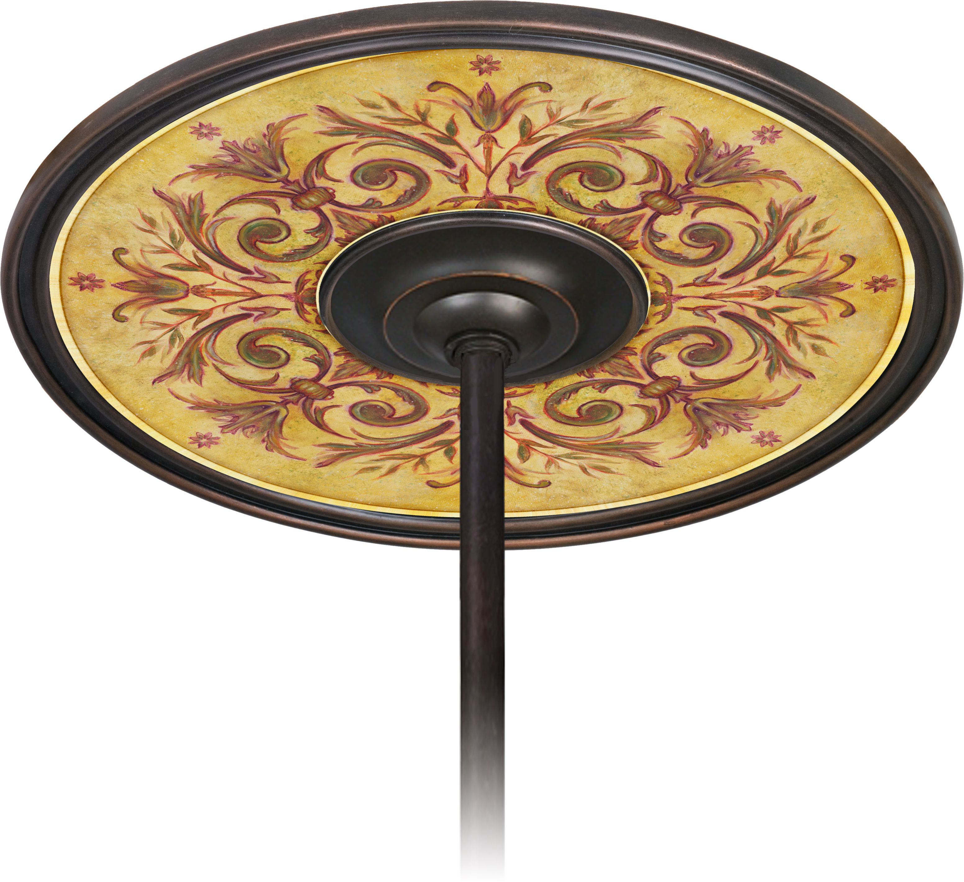 Tuscan Wine 6 1/2" Opening Bronze Ceiling Fan Medallion