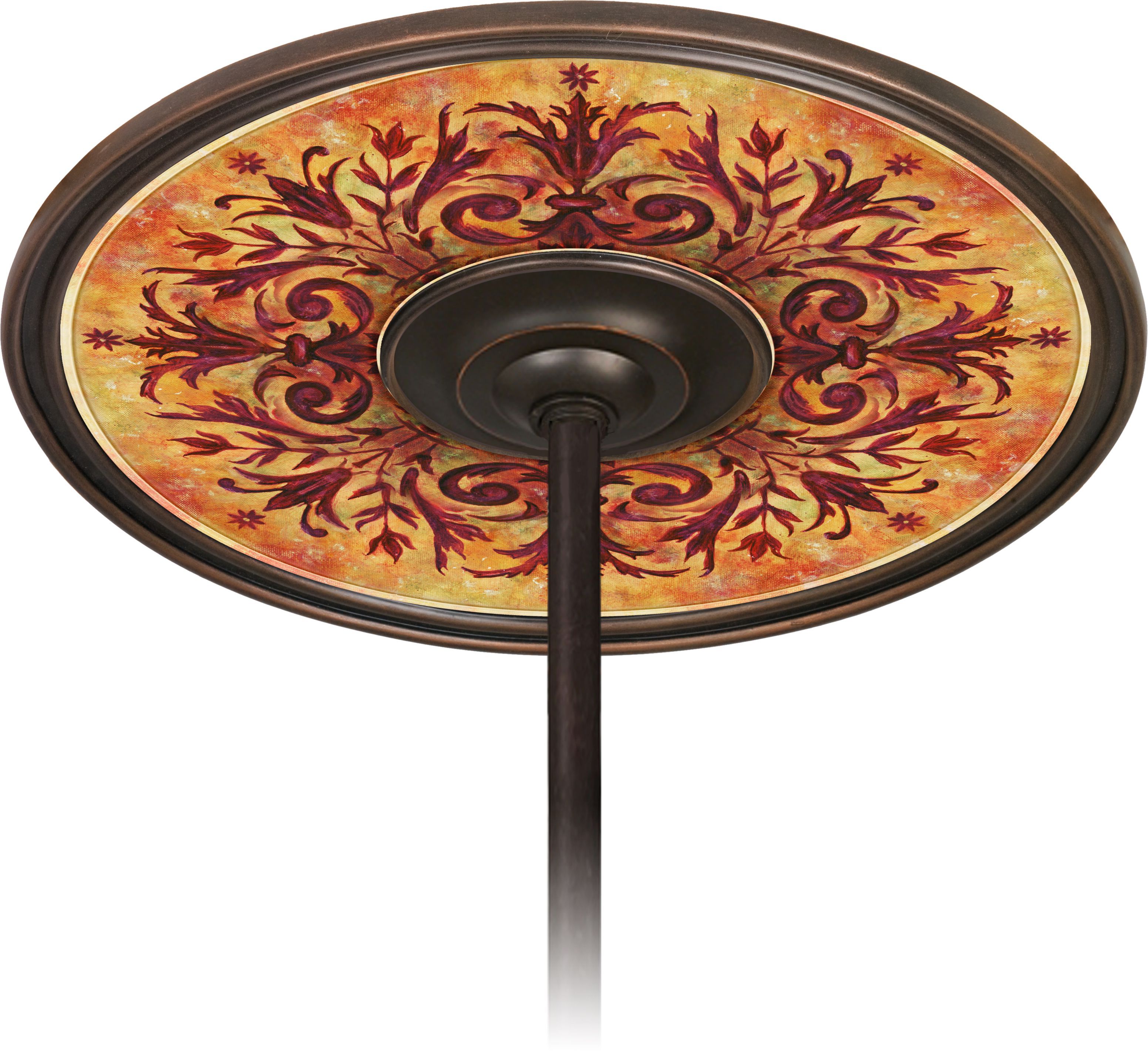 Tuscan Fire 6 1/2" Opening Bronze Ceiling Fan Medallion