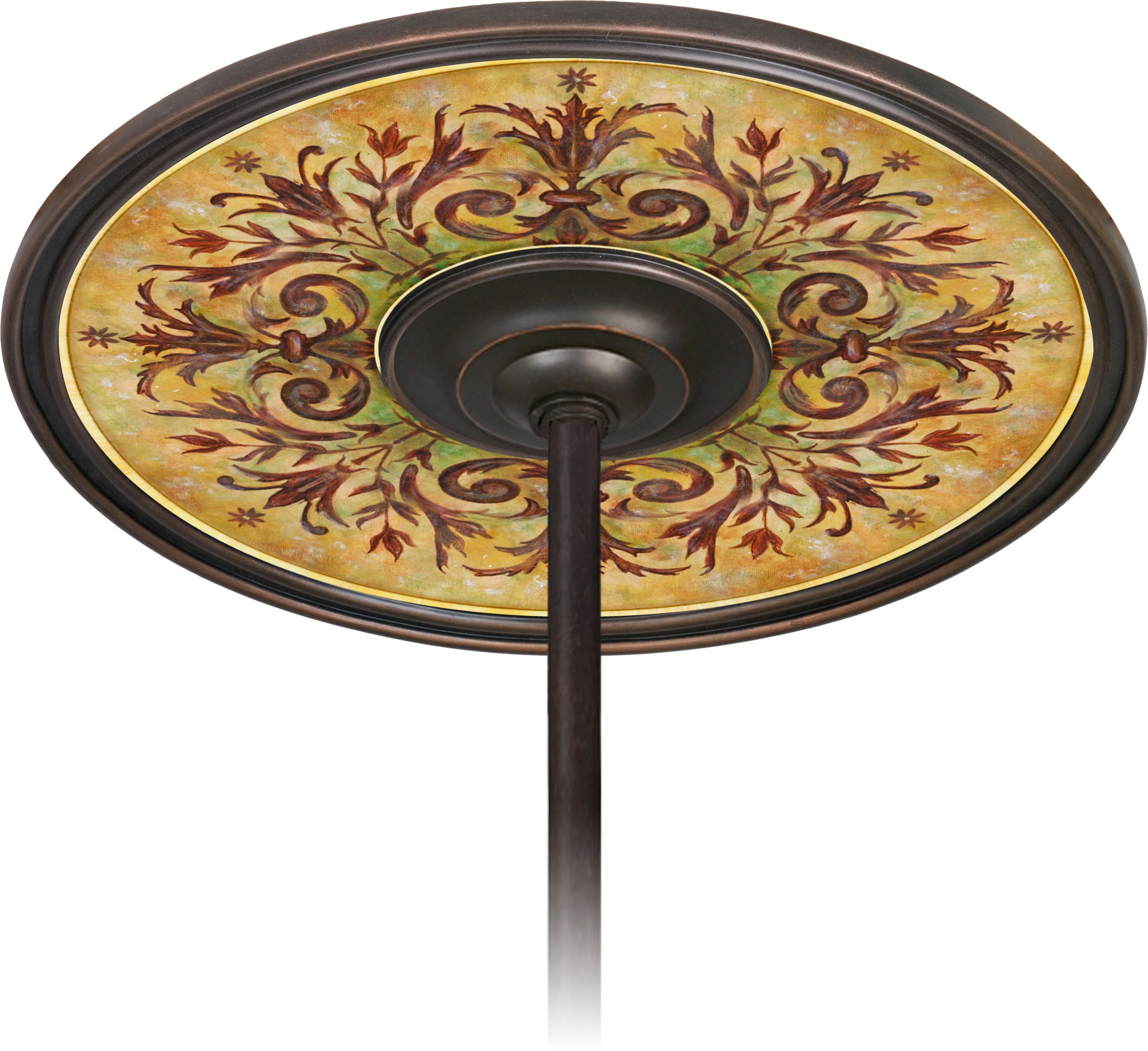 Tuscan Basil 6 1/2" Opening Bronze Ceiling Fan Medallion