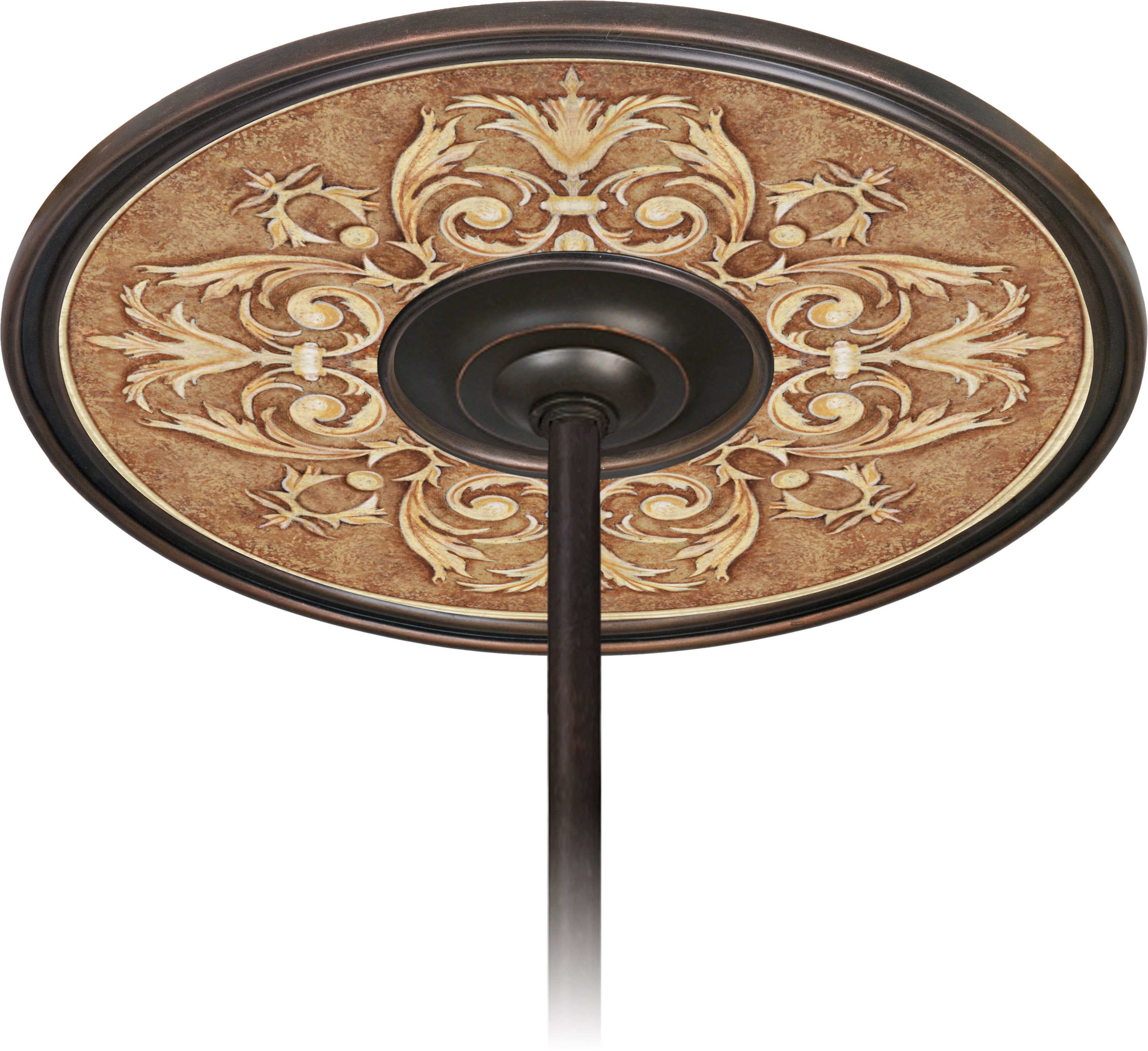 Antiquity Clay 6 1/2" Opening Bronze Ceiling Fan Medallion