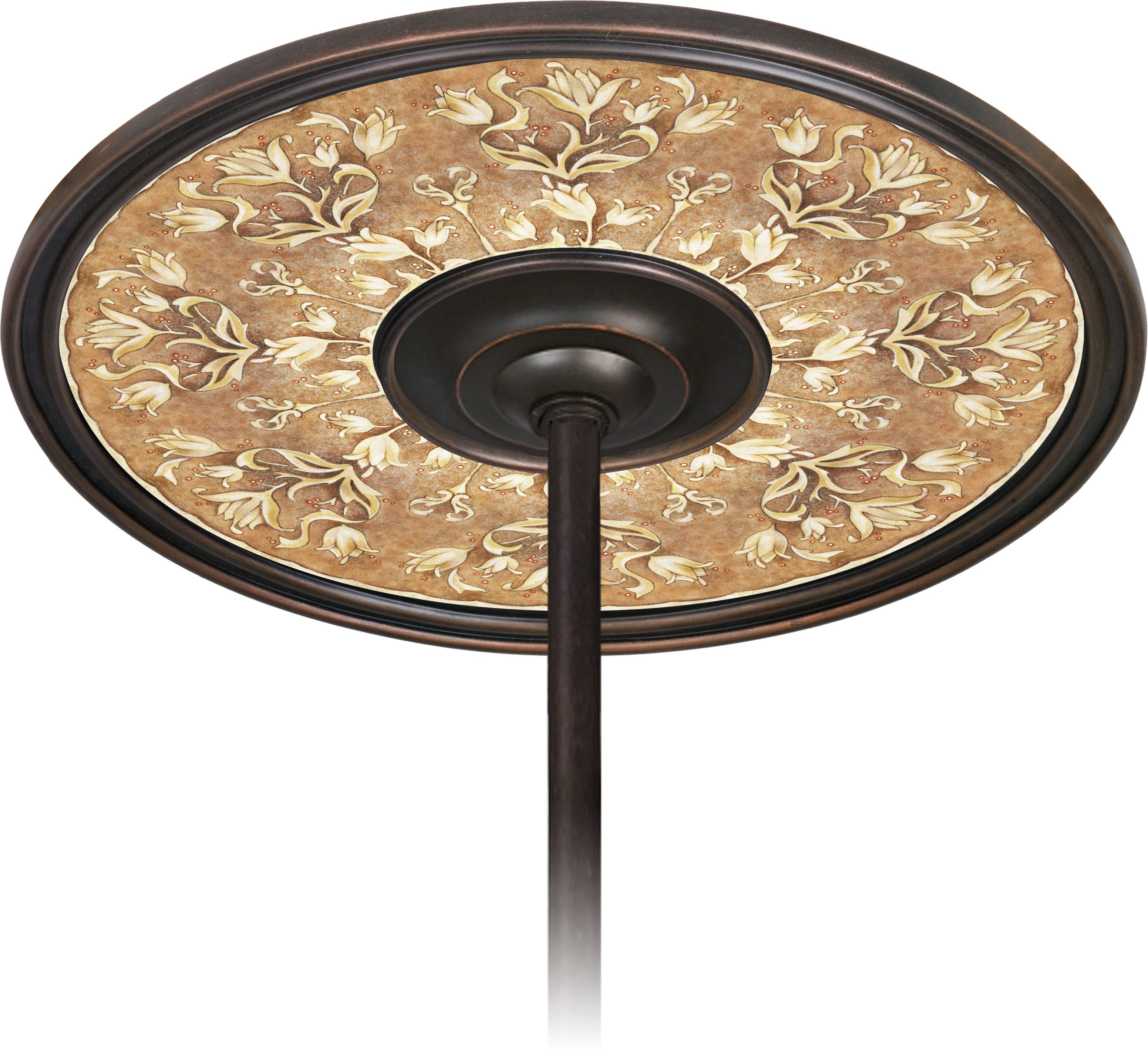 Vintage Vine 6 1/2" Opening Bronze Ceiling Fan Medallion