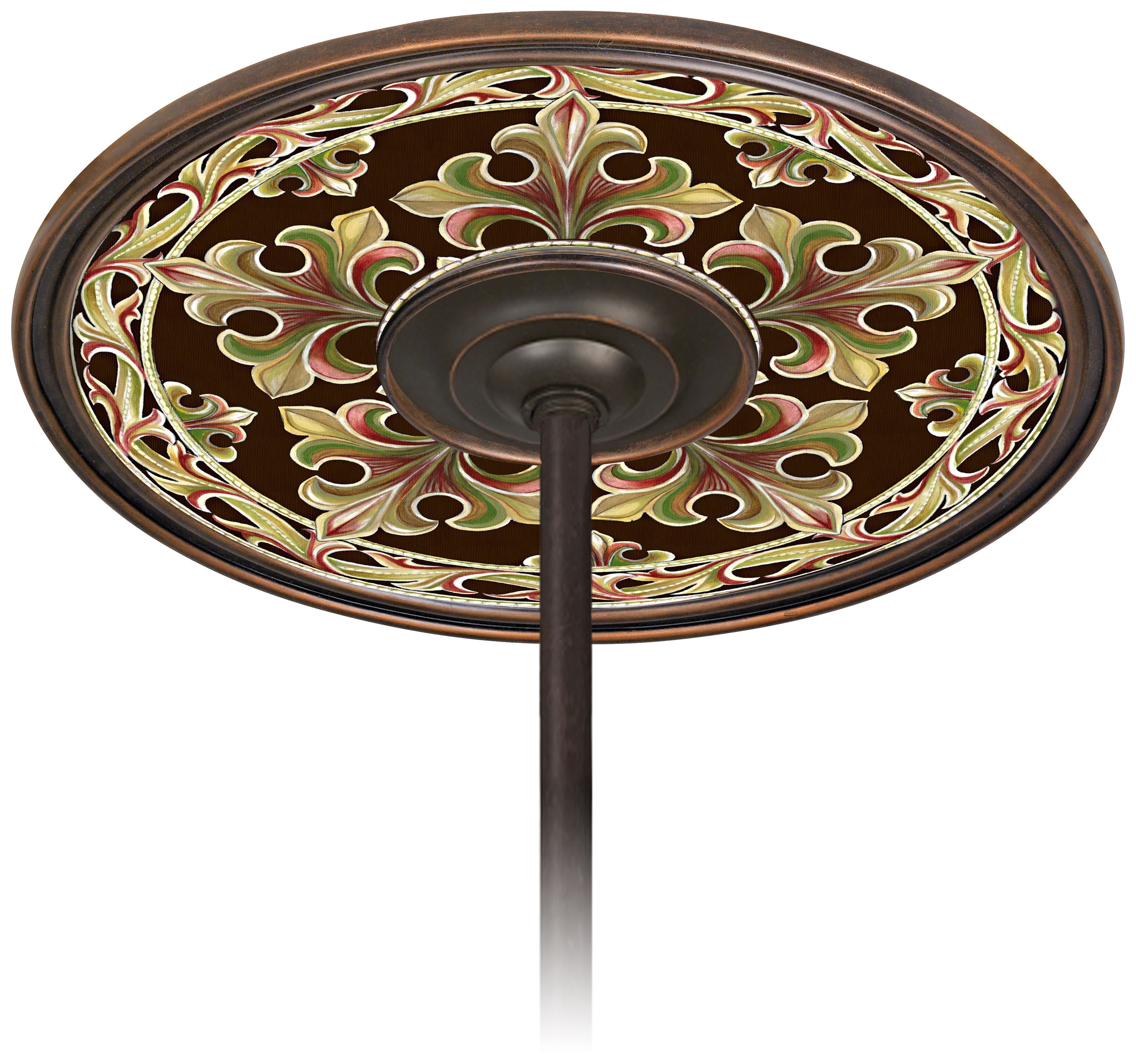 Villa Bronze 6 1/2" Opening Bronze Ceiling Fan Medallion