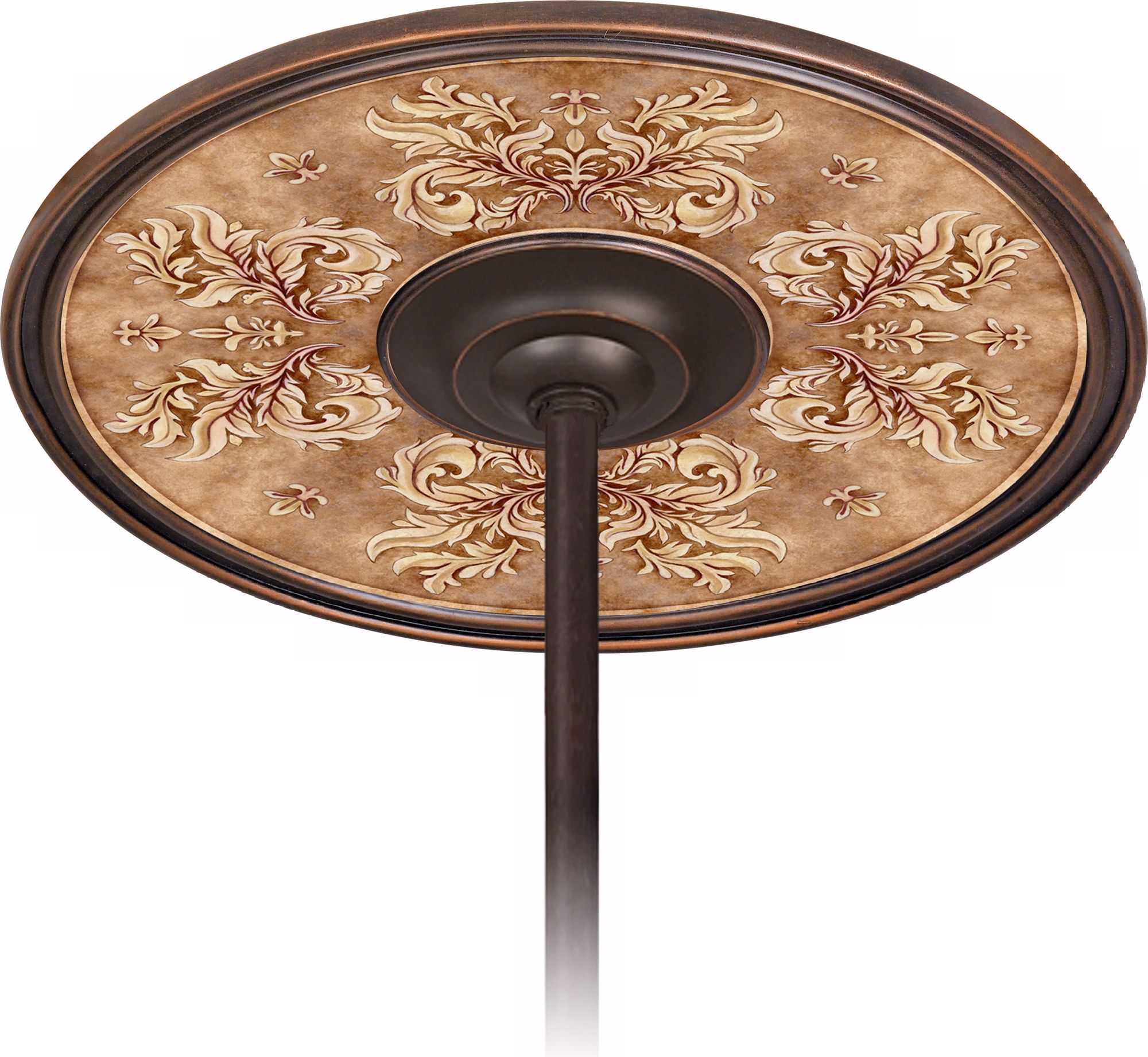 Byzantium Giclee Bronze 6 1/2" Opening Ceiling Fan Medallion