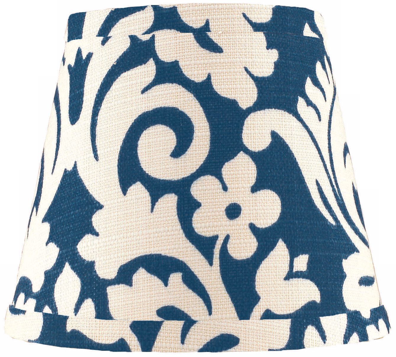 Set of Six Biloxi Blues Block Shades 4x6x5.25 (Clip-On)