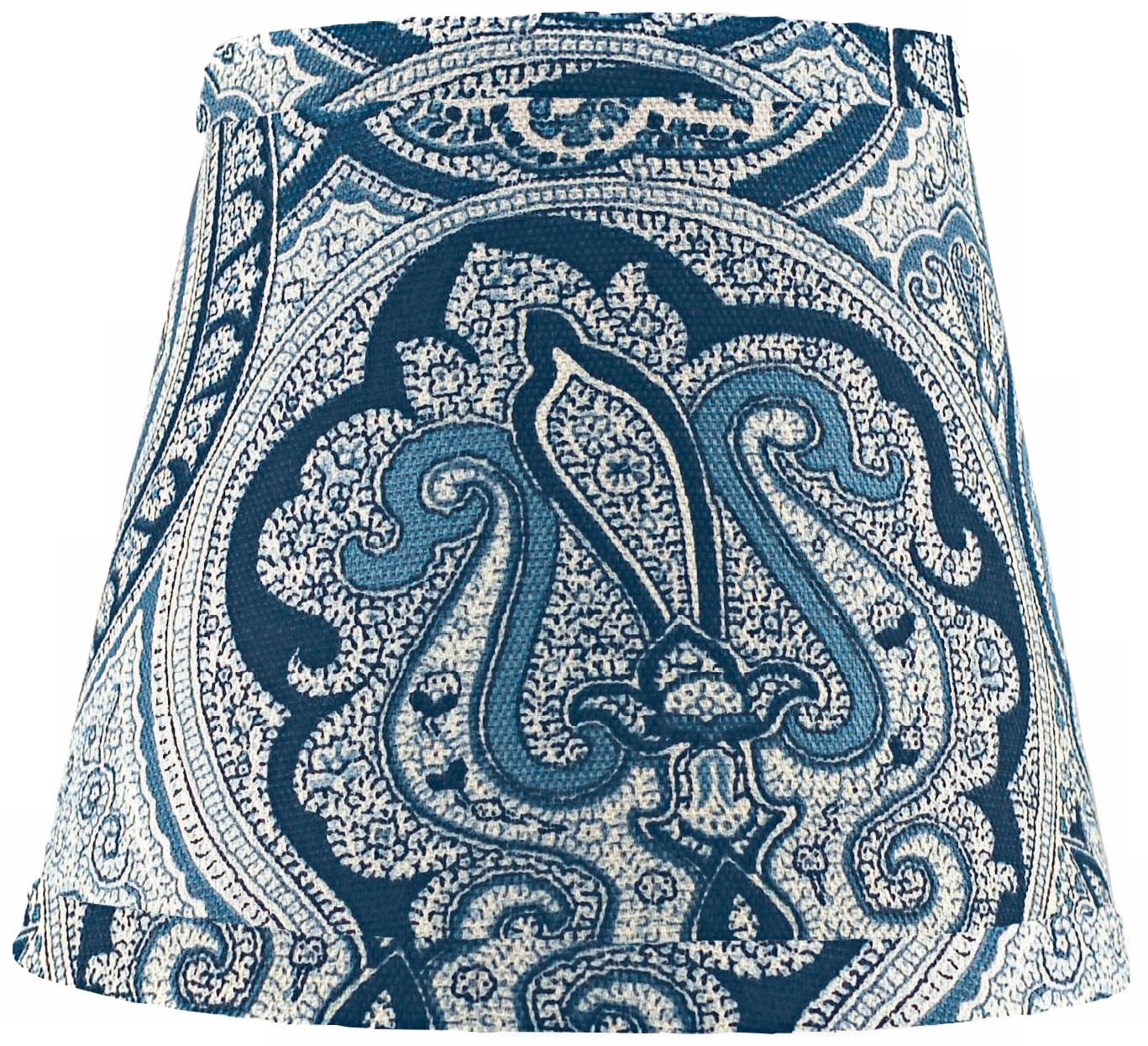 Set of Six Biloxi Blues Paisley Shades 4x6x5.25 (Clip-On)