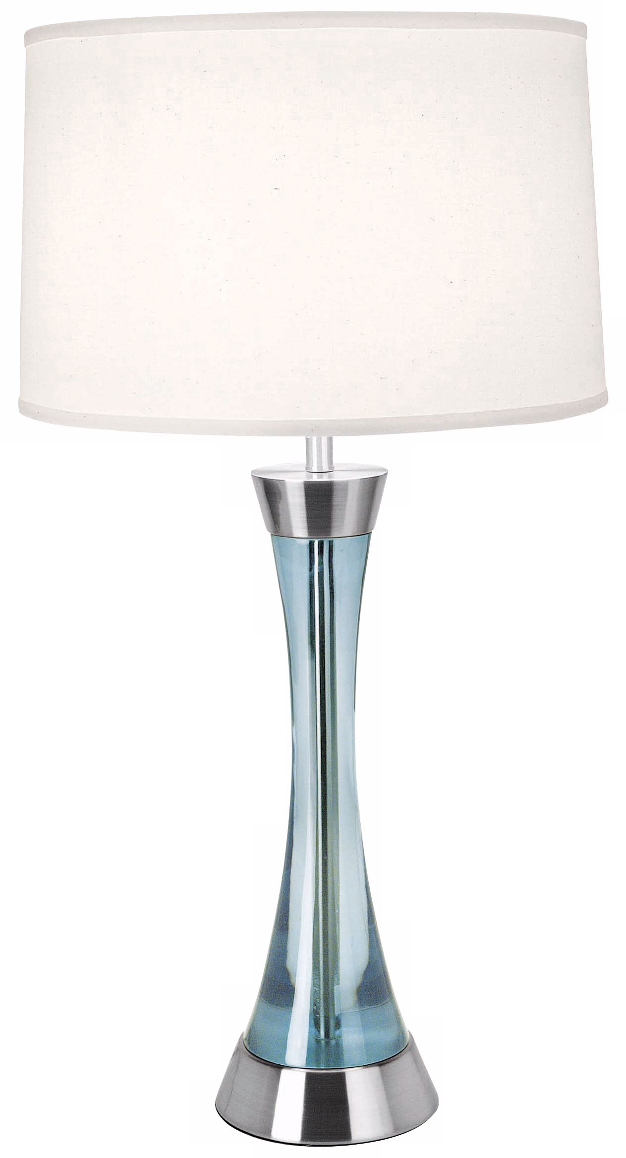 Lite Source Light Blue Contour Table Lamp