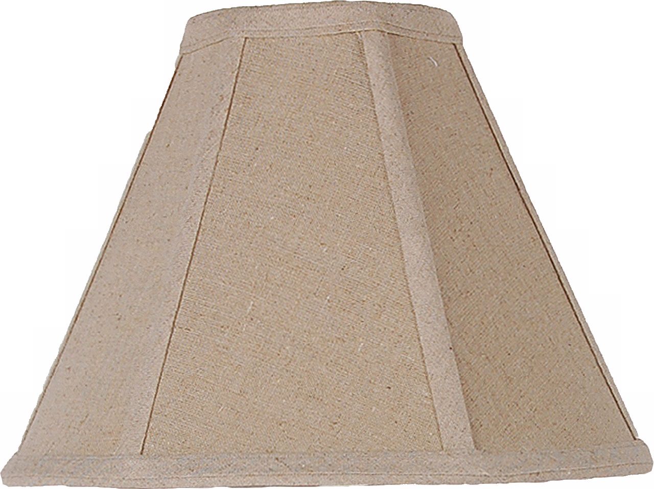 Tan Softback Lamp Shade 4x10x7.75 (Clip)