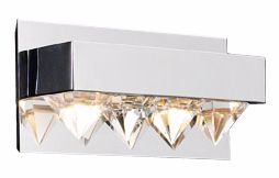 Crystal Row 10" Wide ADA Wall Sconce
