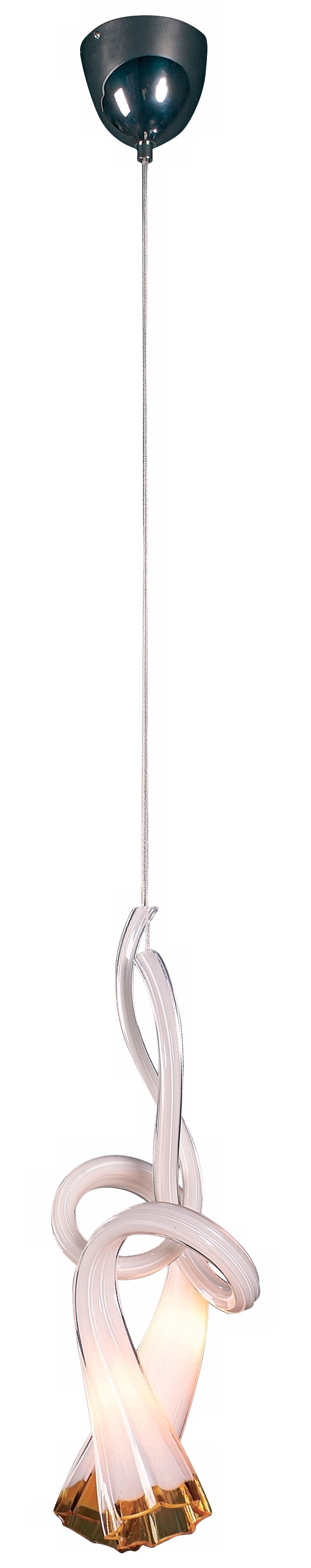 Satin Nickel 2-Light Halogen Pendant Chandelier
