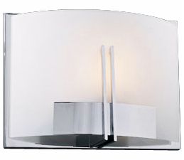 Frost Glass and Chrome 12" Wide ADA Wall Sconce
