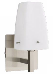 Opal Glass and Satin Nickel 9 12 High Wall Sconce H4042