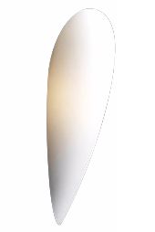 Matte Opal Glass Contour 17" High Wall Sconce