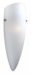 Matte Opal Glass Contour 15 1/4" High Wall Sconce