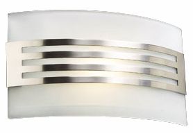 Acid Frost Glass Deco 7" High ADA Wall Sconce