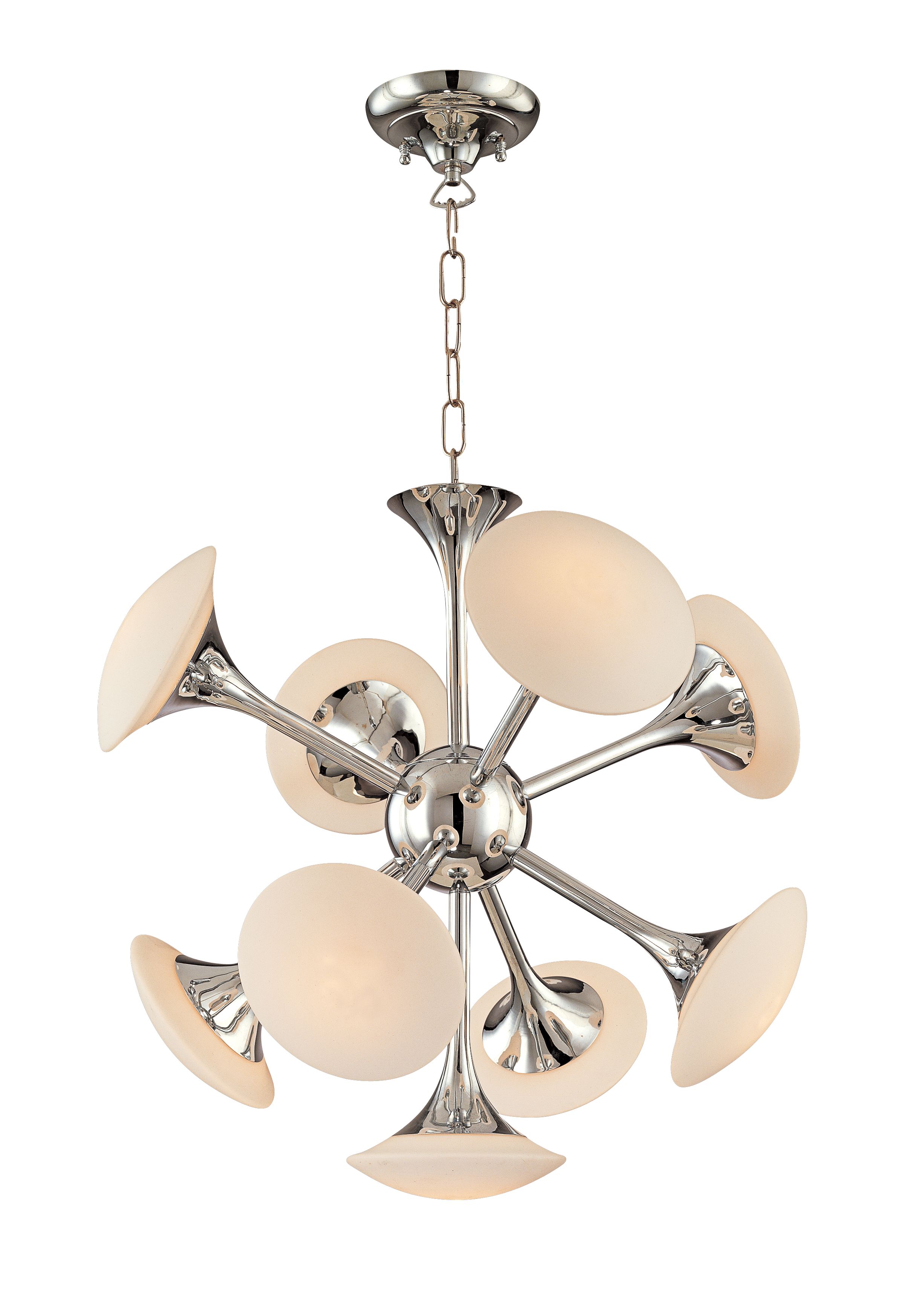 Elysian 9-Light Halogen Chrome Pendant