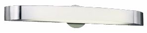 Slim Frosted Glass 29" Wide Fluorescent Bathroom Light