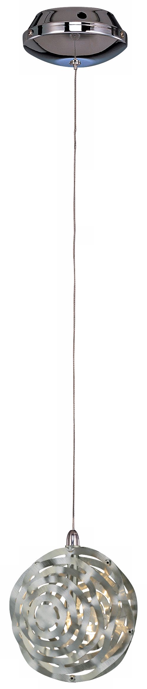 Silver Sereniti 1-Light Pendant Chandelier