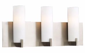 Palos Opal Glass 18" Wide ADA Bathroom Light Fixture