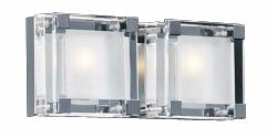 Nice Cube Frosted Glass 12" Wide ADA Bathroom Light