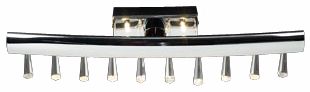 Kristaline Polished Chrome 20" Wide Bathroom Light Fixture